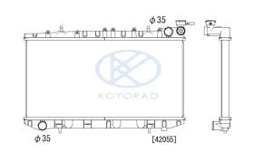 KOYO PL020315 - RAD. TOYOTA YARIS