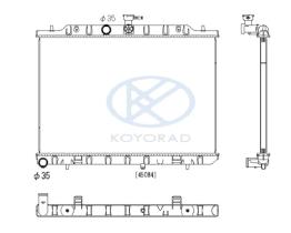 KOYO PL022173 - RAD. NISSAN Micra K12E 1.5 DCi +AC 09/03 - 05/05