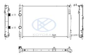 KOYO PL022177 - RAD. NISSAN Qashqai 1.5 Dci 10/06-.
