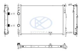 KOYO PL022177 - RAD. NISSAN Qashqai 1.5 Dci 10/06-.