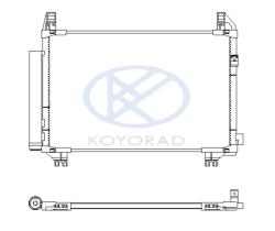 KOYO CD010395M - COND. TOYOTA Auris 1.4i 10/06-.