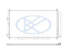 KOYO CD010372M - COND. TOYOTA Prius 1.5 i 03-06
