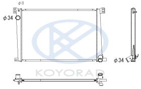 KOYO PL422958 - RAD. BMW 3 Series E46 M / A 01/98-