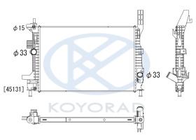 KOYO PL322848 - RAD. FORD / MAZDA 5 1.6 CITD / C-MAX 1.6 TDCI MAN. 06/10-