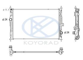 KOYO PL483495 - RAD. OPEL Mokka X 1.4i ECOTEC Aut. 06/12-