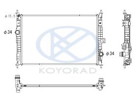 KOYO PL483495 - RAD. OPEL MOKKA / MOKKA X 1.4I ECOTEC MAN. 06/12-