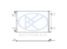 KOYO CD471158 - COND. OPEL ASTRA K 1.4 /1.6 PETROL / 1.6 CDTI M/A 06/15-