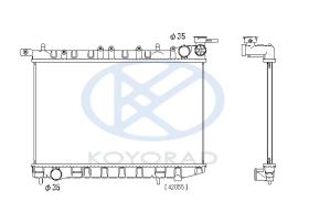 KOYO PL021099 - RAD. NISSAN Maxima QX * 2.0i man. 09/84-