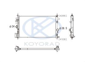 KOYO PL462648 - RAD. OPEL Insignia 2.0 CDTi Aut. 07/08-