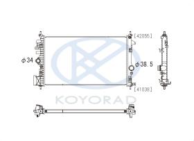 KOYO PL462648 - RAD. OPEL ASTRA H 1.3 / 1.7 / 1.9 CDTi Man. 02/04-