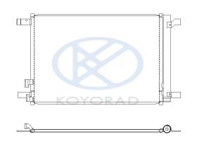 KOYO CD440641 - COND. VAG A4 III Models 11/04-