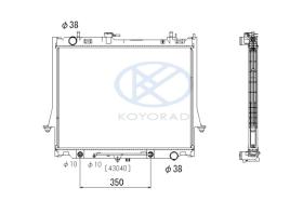 KOYO PL052941 - RAD. ISUZU NPS75 / ELF (05-15)