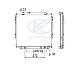 KOYO PL010655T - RAD. LEXUS GS300 AUT. 10/97-.