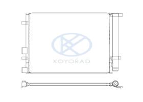 KOYO CD810543 - COND. HYUNDAI SANTA FE 2.7 I / 2.2 CRDI MAN. 11/05-12/11