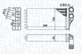 MAGNETI MARELLI BR430 - CALEF. PEUGEOT 307 ( 00- )