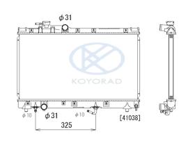 KOYO PL010637 - RAD. LEXUS GS300 09/93-10/97 AUT.