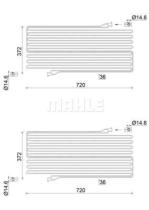 MAHLE AC951000S - COND. HYUNDAI H350 2.5 CRDi (15-)