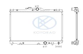 KOYO PL011649 - RAD. TOYOTA Corolla/ Avensis 1.6i* UK. man. 10/01-