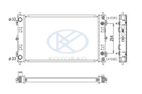 KOYO PL331230 - RAD. JEEP CHEROKEE 4.0 AUT. '90-98