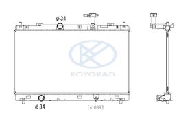 KOYO PL103148 - RADIADOR SUZUKI GRAND VITARA