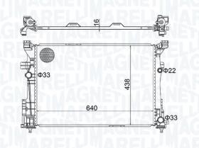 MAGNETI MARELLI BM1586 - RAD. OPEL CORSA D 1.2