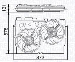 MAGNETI MARELLI MTC583AX - ELECTRO-VENT. FIAT DOBLO Cargo (263_) 1.3 D Multijet 10-.
