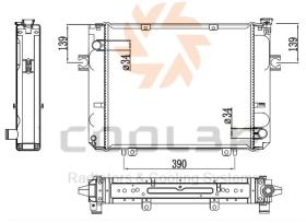 COOL3R 121069 - RAD. VW TIGUAN (5N) 2.0 TDI / 1.4 TSI. (07-16).