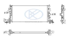 KOYO PL463506R - RAD. OPEL Meriva - B 1.3 / 1.7 CDTi ( +/- AC ) 03/10-