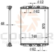 COOL3R DF401 - RAD. GRUPO P.S.A. ( jumper / ducato / boxer )