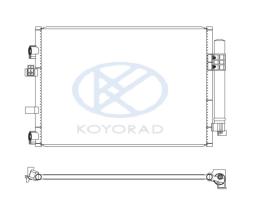 KOYO CD320701 - COND. FORD Fiesta 1.2/1.4/1.6/ 1.4 TDCi M/A 10/08-12/12