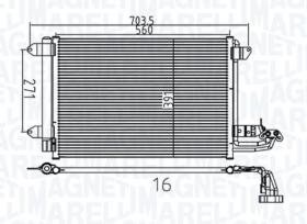 MAGNETI MARELLI BC737 - COND. FIAT 500 / FORD KA
