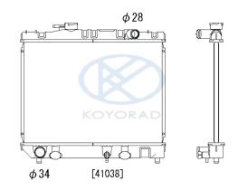 KOYO PA010031 - RAD. MERCEDES (W211) E240 / E320 AUT.
