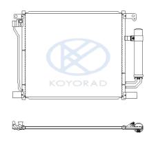 KOYO CD021102 - COND. NISSAN Cabstar / Atleon / Maxity All Models 09/06-