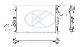 KOYO PL322308 - RAD. CHEV/OPEL Captiva 2.2 VCDi / Antara 2.2 CDTi Man. 01/08