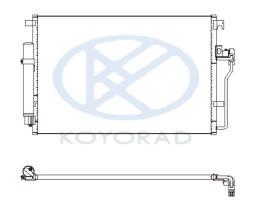 KOYO CD410619 - COND. FIAT / JEEP 500X/Renegade 1.3/1.6 Multijet/1.4 07/14-.