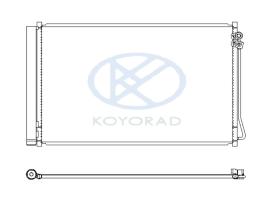 KOYO CD411053 - COND. MERCEDES SPRINTER /  VW CRAFTER 04/06-