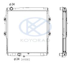KOYO PL013061 - RAD. TOYOTA IS 200d / IS 220d 2.2 D4d Man. 08/05 - 04/13.