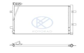 KOYO CD441007 - COND. GRUPO VAG A4 / A5 / A6 2.0 / 3.0 TDI / A7 ALL M/A 07/1