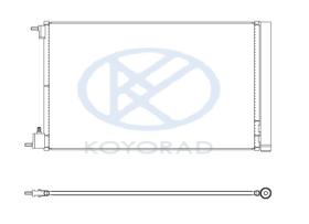 KOYO CD460637 - COND. SEAT IBIZA 1.0 MPI / POLO 1.0 SRE / 2.0 TSI M/A 01/17-