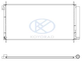 KOYO CD010930M - COND. TOYOTA Yaris 1.0 / 1.3 VVTi M/A Prod France 12/10-