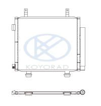 KOYO CD100582 - COND. HONDA Accord 2.2 CTDi / i-DTEC 06/08-