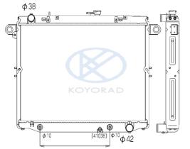 KOYO PL011042R - RAD. TOYOTA FUNCRUISER / RAV4 1.8/2.0 H 00-