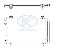KOYO CD010401M - COND. TOYOTA YARIS 1.4 D4D 09/05-.