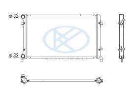 KOYO PL452658 - RAD. VAG Passat VII 2.0 Tdi 04/05-