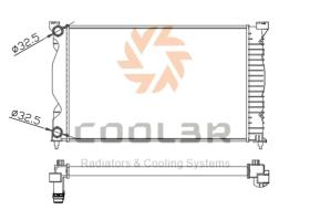 COOL3R 101334081 - RAD. GRUPO VAG ( CADDY, YETI, JETTA ) 08-.