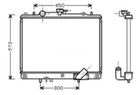 COOL3R 105273083 - RAD. MITSUBISHI MONTERO 2.8 TD (91-97) AUT.