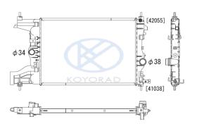 KOYO PL462703 - RAD. OPEL insignia 2.0 CDTi Man. 07/08-.