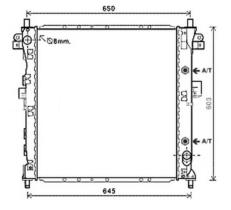 COOL3R 107110082 - RAD. SSANGYONG KYRON 2.7 XDI / ACTYON SPORTS 2.0 XDI (06-)