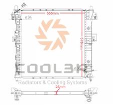 COOL3R 107110082 - RAD. SSANGYONG KYRON 2.7 XDI / ACTYON SPORTS 2.0 XDI (06-)