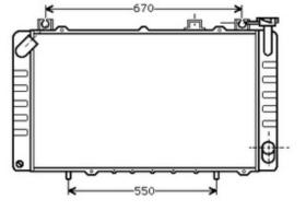 COOL3R 132143 - RADIADOR NISSAN PATROL 260 (EBRO) 88-